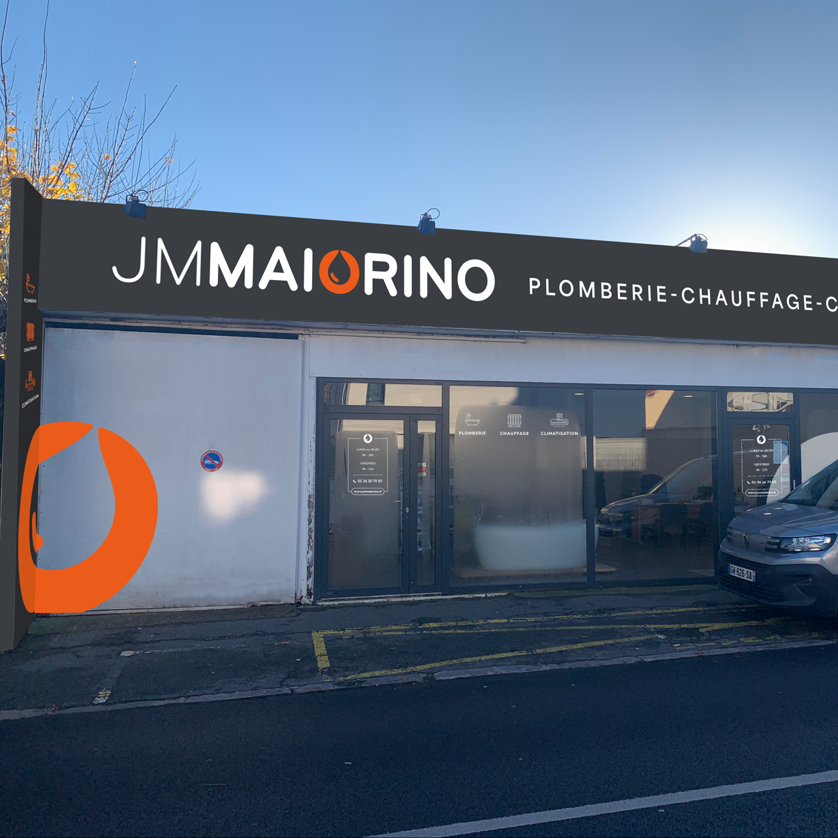 Habillage de vitrine Jmmaiorino